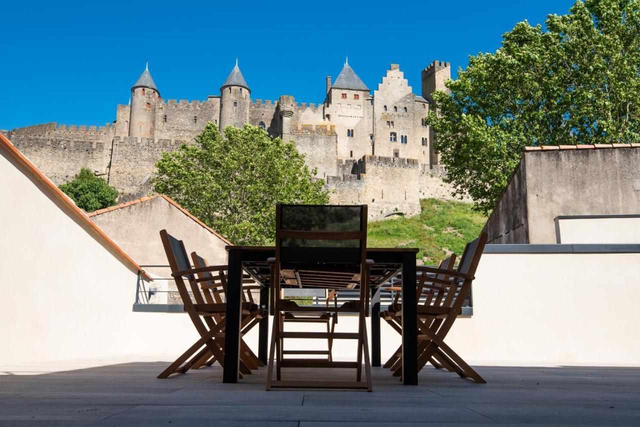 La Terrasse De La Tour Pinte. Apartamento Carcassonne Exterior foto